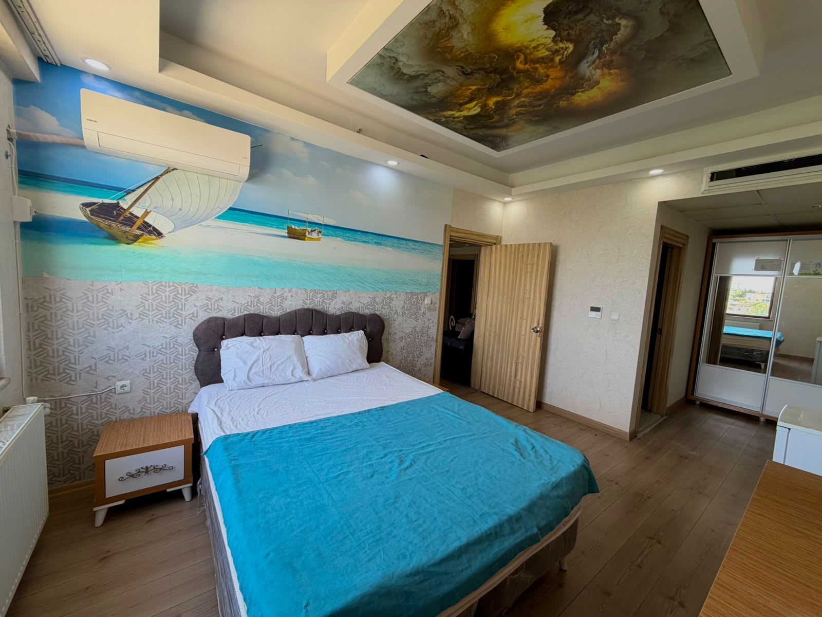 Serkan Otel süit oda genel görünümü